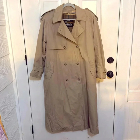 LONDON FOG Women’s Trench Coat 10 R No Belt - Picture 1 of 8
